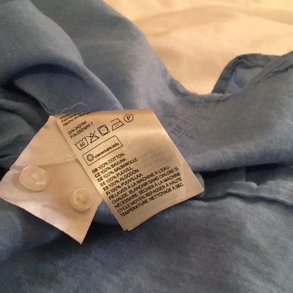 H&M Chambray Regular Fit Button Down sz S - Picture 12 of 14